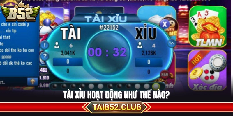 Trò chơi tài xỉu diễn biến thế nào?